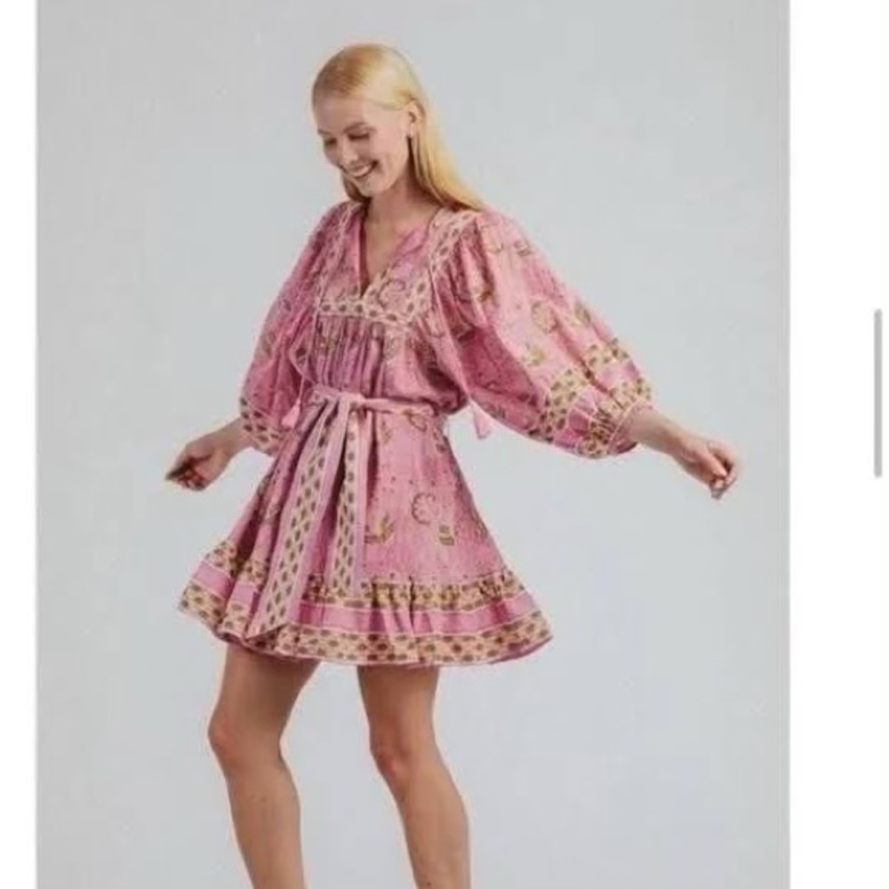 Cleobella Magdalena Pink Dress